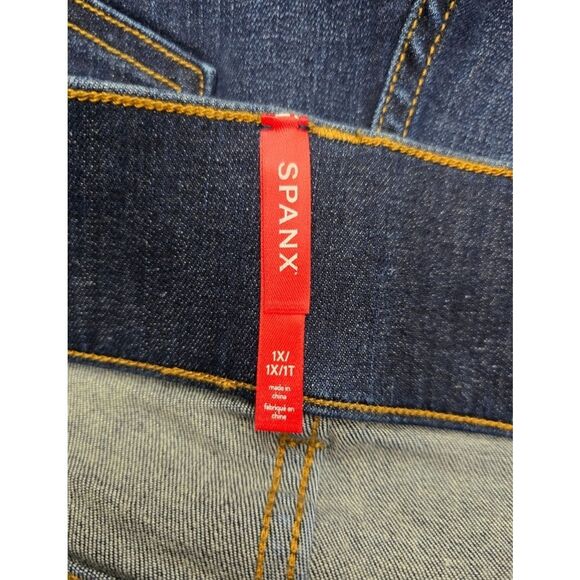SPANX size 1X NWT ankle skinny jeans - style 20342 midnight shade - Picture 9 of 11
